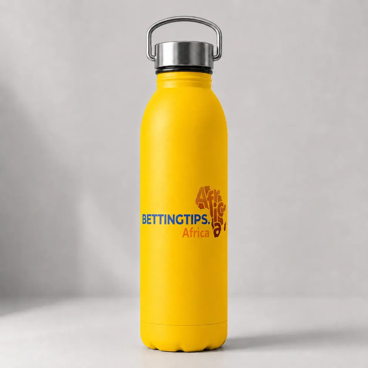 BettingTips Africa Water Bottle in Yellow